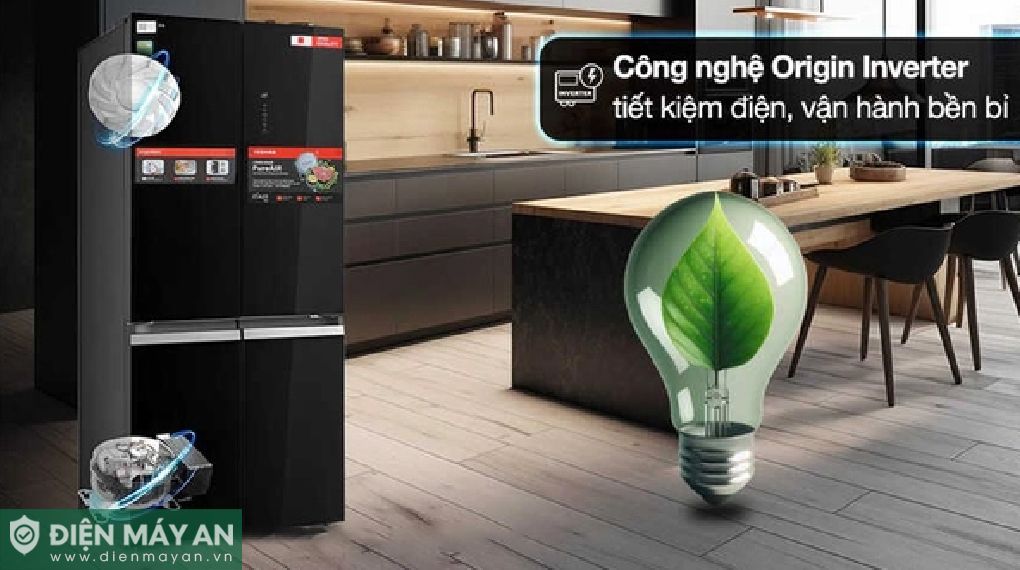 Tủ lạnh Toshiba Inverter 515 lít Multi Door GR-RF677WI-PMV(06)-MG